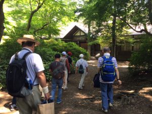 浴恩館公園。作家の下村湖人が小説『次郎物語』の構想を練った「浴恩館」がある公園。